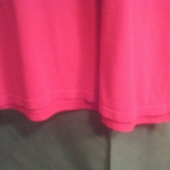 Red A-frame Polo shirt dress - Picture 4 of 4